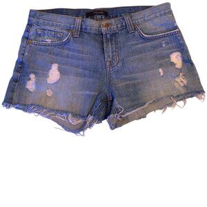 J Brand Cut-Off Denim Shorts, Over Blue, Size 26, EUC